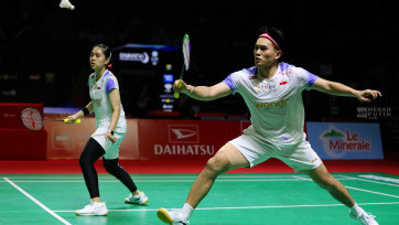 Indonesia Masters 2026: Ganda Campuran Indonesia Adnan/Indah Singkirkan Ganda Malaysia