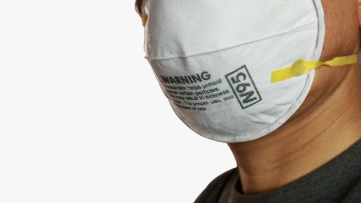 Ilustrasi masker N95
