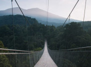 Uji Nyali Lewat Jembatan Gantung di Destinasi Wisata Lokal