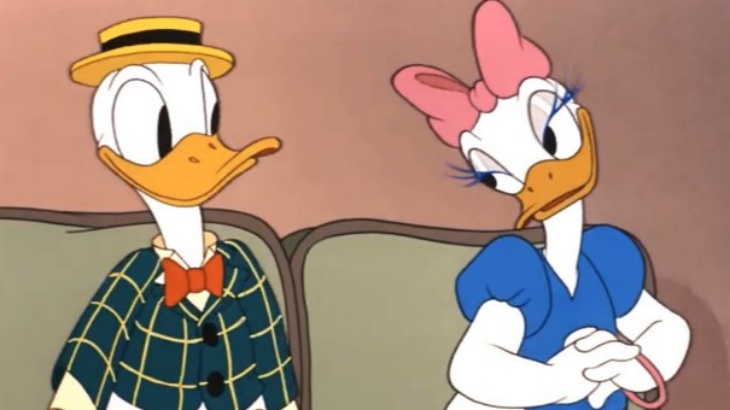Kisah Romantis Donald dan Daisy Duck Dikemas dalam Beberapa Film Pendek