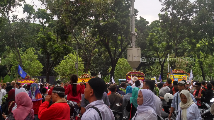 Anies-Sandi Menuju Balkot, Jalan Merdeka Selatan Diblokir