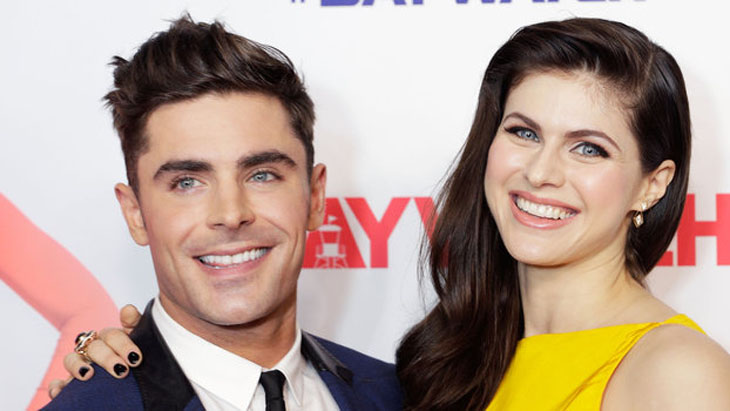 Cinlok, Zac Efron Putus-Sambung dengan Alexandra Daddario