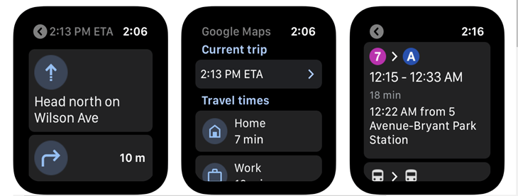 Absen 3 Tahun, Google Maps Kembali Hadir di Apple Watch