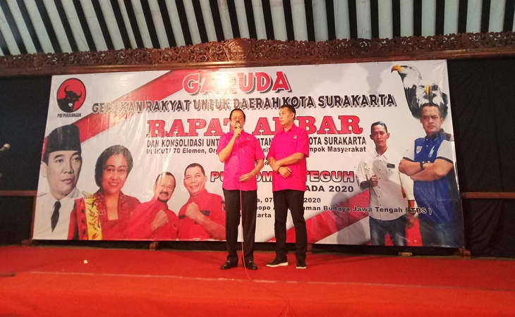 Bakal cawawali Teguh Prakosa menegaskan tekadnya untuk menyelamatkan Solo