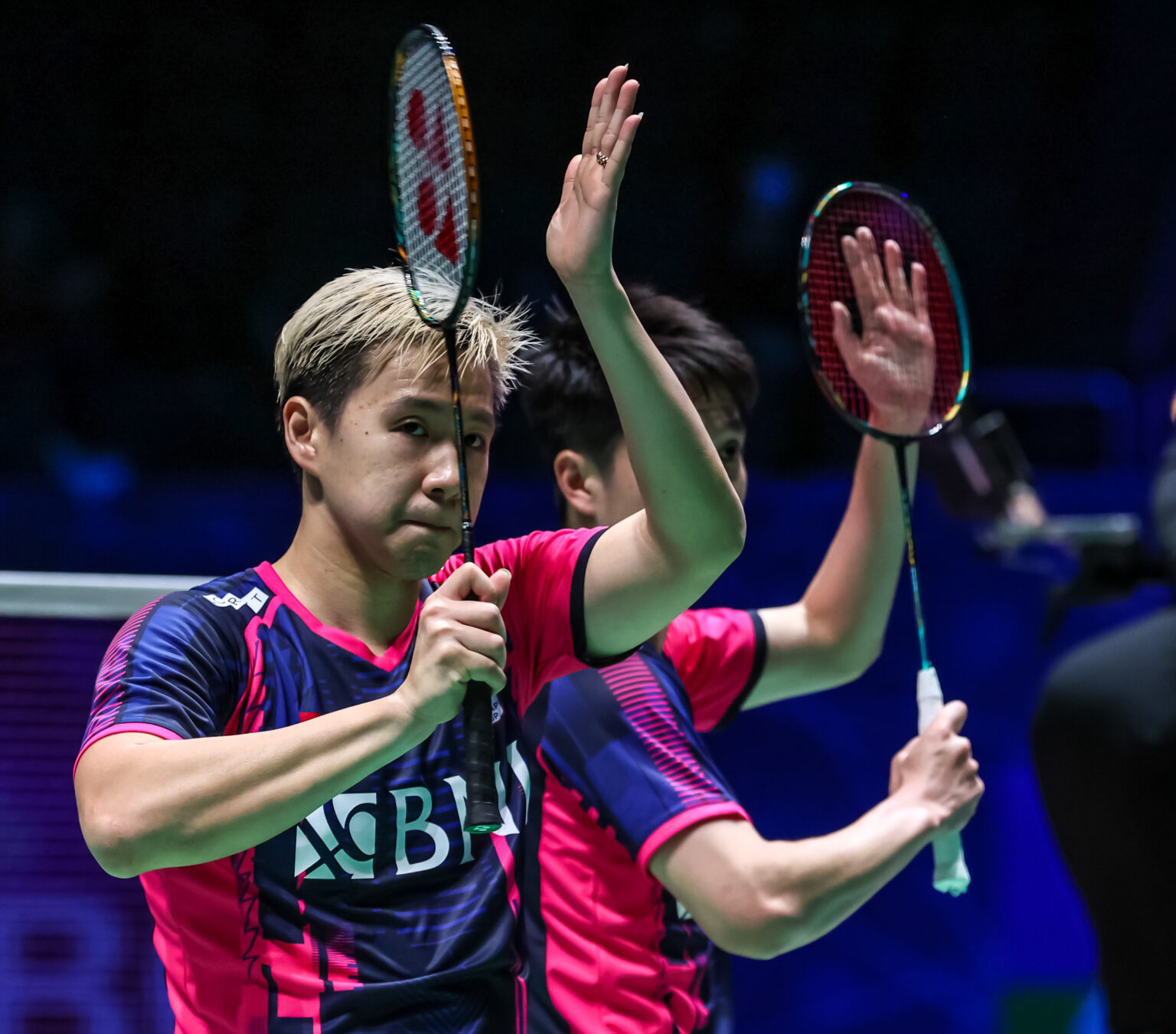 Pasangan ganda putra Indonesia Marcus Fernaldi Gideon/Kevin Sanjaya Sukamuljo