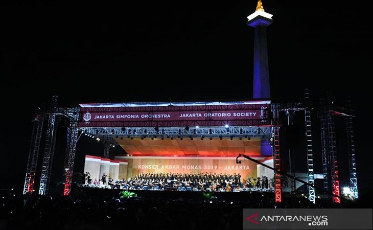 Konser Musik Klasik di Monas