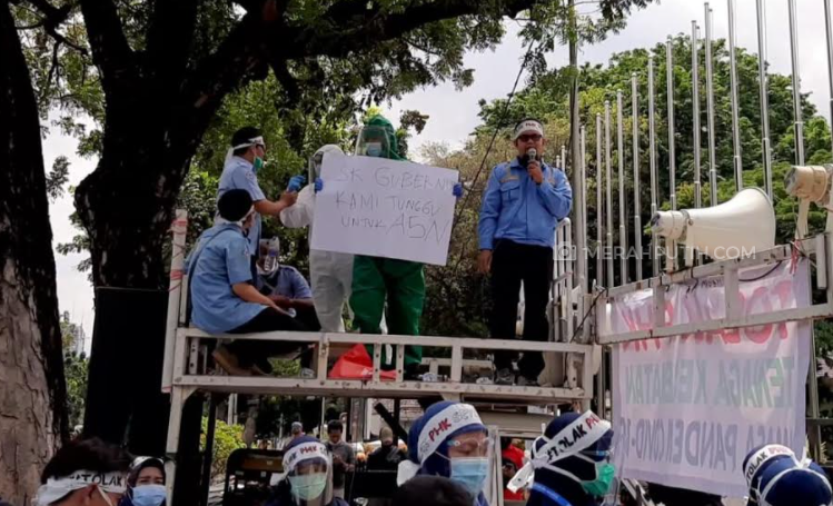 Polisi Klaim KSP Bakal Fasilitasi Pertemuan Buruh dan Istana Soal UU Omnibus Law