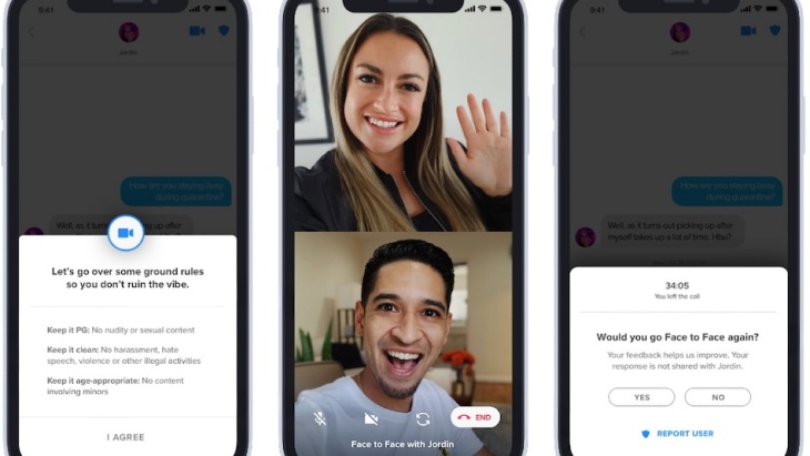 Fitur Face-to-Face Tinder Rilis Secara Global