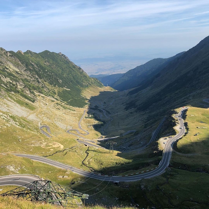 The Transfagarasan Pass. (Foto: instagram.com/khorunzhiy)