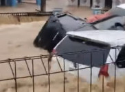 Banjir Bandang Terjang Sukabumi, Sejumlah Mobil Hanyut