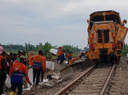 29 Perjalanan KA Jarak Jauh Dialihkan Akibat Jalur Rel Tergerus Banjir di Grobogan