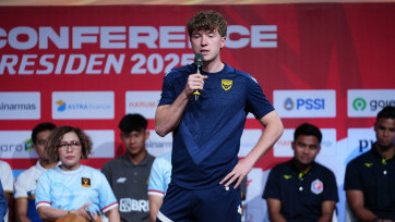 Striker Timnas Indonesia Ole Romeny Tampil di Ajang Piala Presiden 2025