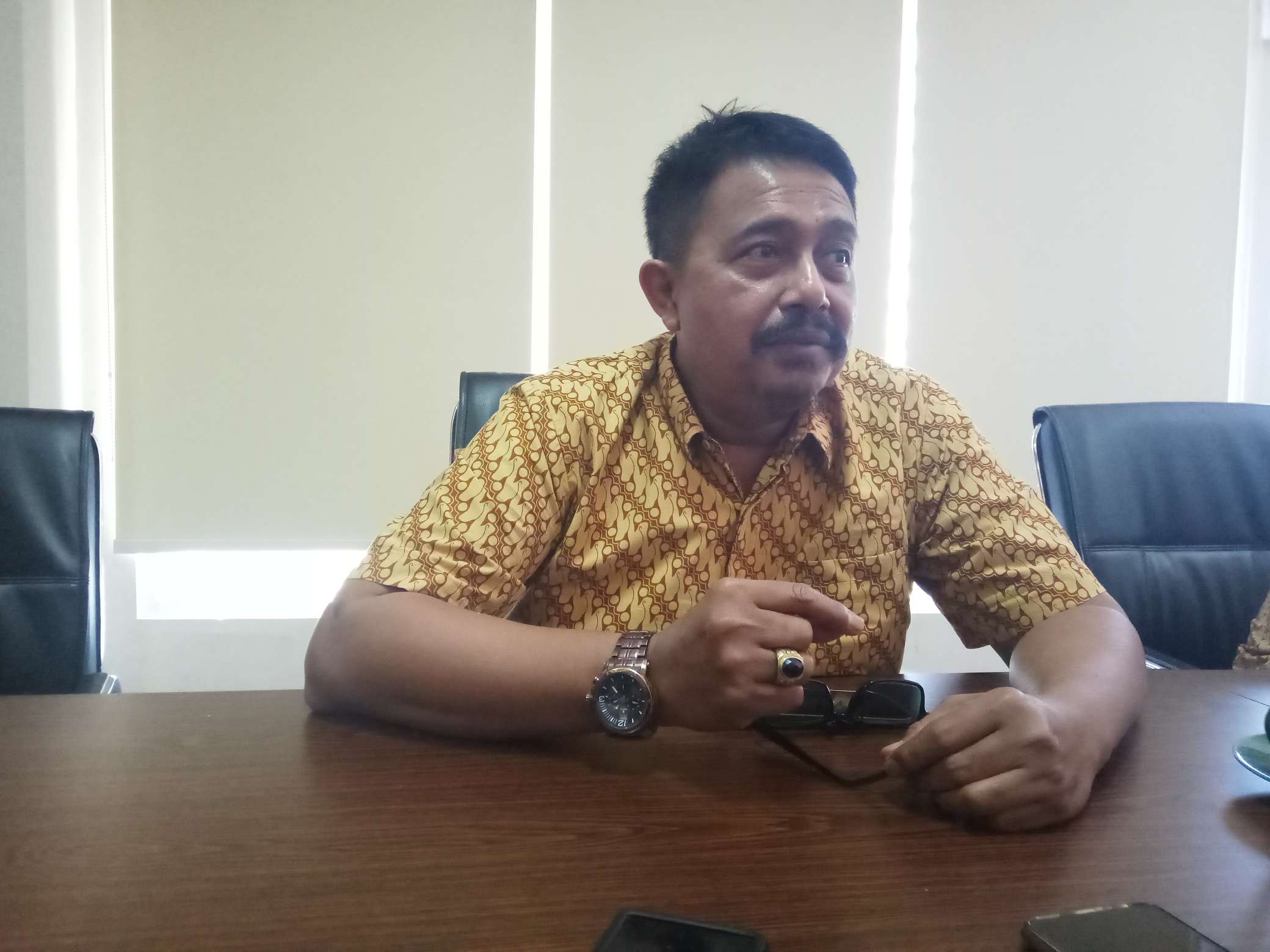Kepala BPJS Kesehatan Cabang Solo, Jawa Tengah, Bimantoro, Senin (9/12). (MP/Ismail)
