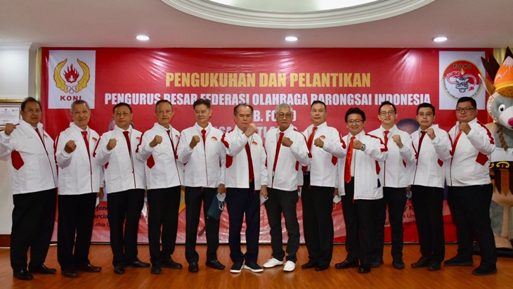 Lantik PB FOBI, KONI Pusat Harap Olahraga Barongsai Sukses di PON