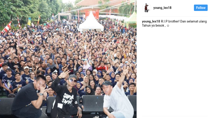 Ucapan Duka dari Young Lex atas Kepergian Oka Mahendra