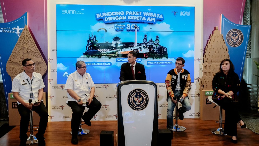 Bundling Paket Wisata Kereta Api Targetkan Peningkatan Wisatawan selama Libur Lebaran 2024