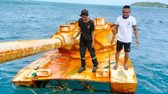 Penjelasan KSAL Soal Benda Mirip Tank di Kepri