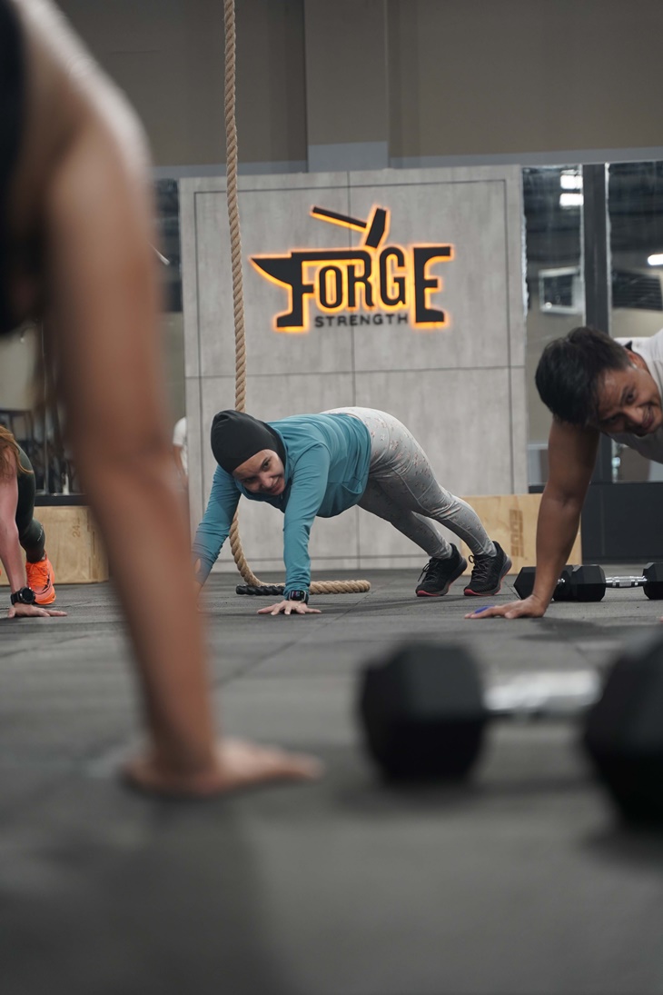 Pengalaman Fitness Hadir dengan Program Forge dan Combat