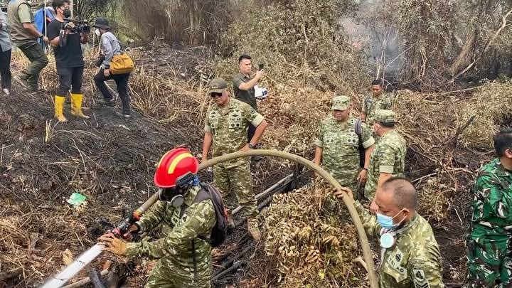 Menlu RI: Warga Sumatra dan Kalimantan Jadi Korban Pertama Kabut Asap Karhutla