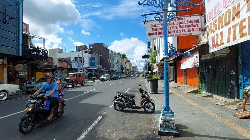 Kawasan Jalan Gatot Subroto yang akan dijadikan lokasi Malioboro Solo oleh Pemkot Solo. (MP/Ismail)