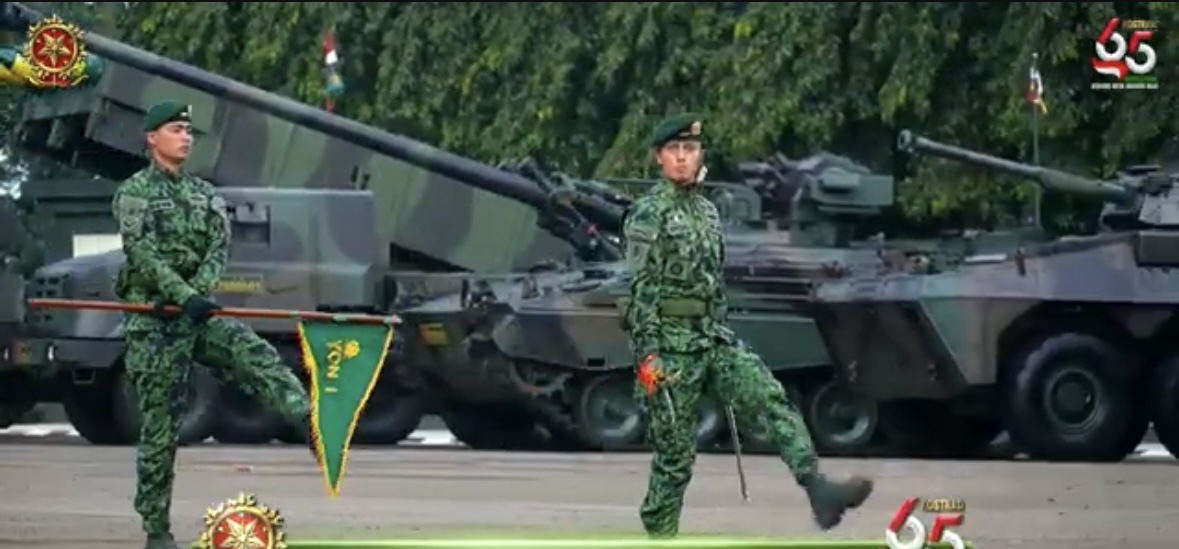 Peringatan HUT Ke-65 Kostrad, Prajurit Gunakan Seragam Baru Bercorak Daun Laurel Lambang Kehormatan dan Ketangguhan