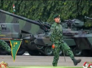 Peringatan HUT Ke-65 Kostrad, Prajurit Gunakan Seragam Baru Bercorak Daun Laurel Lambang Kehormatan dan Ketangguhan