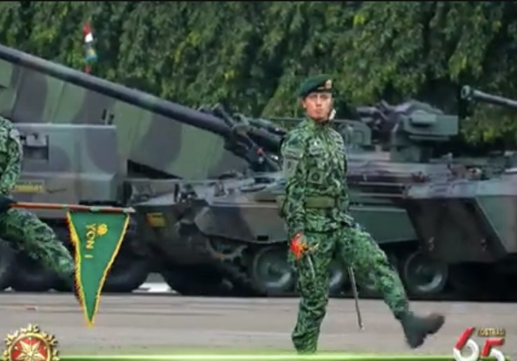 Peringatan HUT Ke-65 Kostrad, Prajurit Gunakan Seragam Baru Bercorak Daun Laurel Lambang Kehormatan dan Ketangguhan