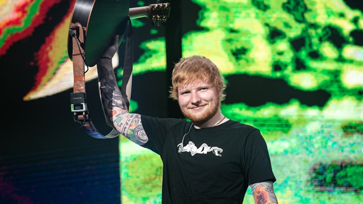 Ed Sheeran Tunjukkan Kemampuan Ngerap saat Konser di Jakarta
