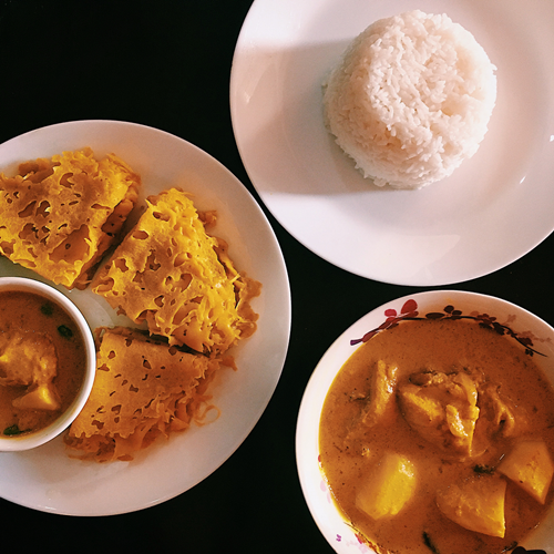 Roti jala kuliner khas masyarakat Melayu. (Instagram/dyaarusly)