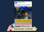 [HOAKS atau FAKTA]: Purbaya Minta Izin ke Rakyat untuk Menyewa Hacker Bobol Data Anggaran di DPR