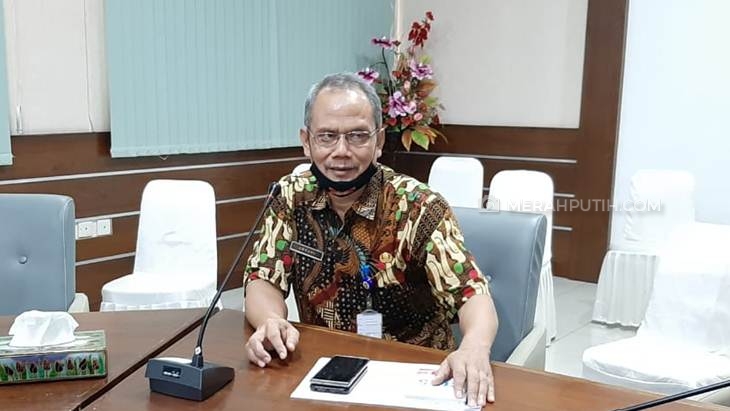 Ketua Pelaksana Gugus Tugas Percepatan Penanganan COVID-19 Solo, Ahyani, Selasa (19/5). (MP/Ismail)