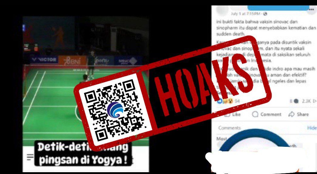 [HOAKS atau FAKTA] : Pebulutangkis China Zhang Zie Jie Meninggal akibat Vaksin COVID-19