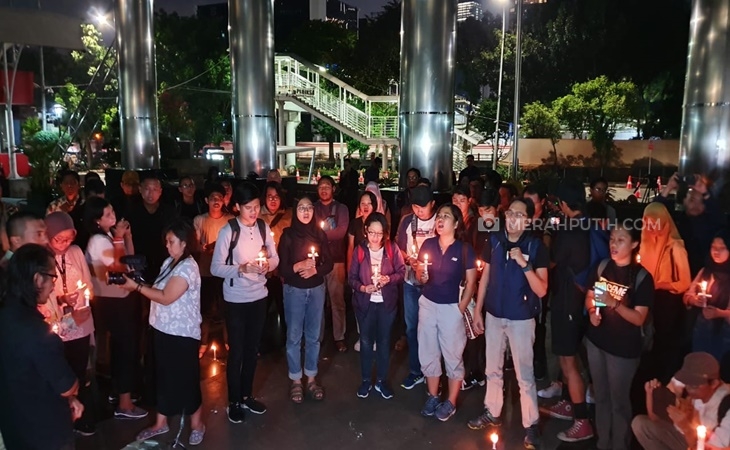  Akbar Alamsyah Meninggal, Koalisi Antikorupsi Gelar Malam Renungan di KPK