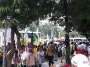  Jelang Debat Terakhir, Mahasiswa Demo Hotel Sultan Ingin Bertemu Jokowi dan Prabowo