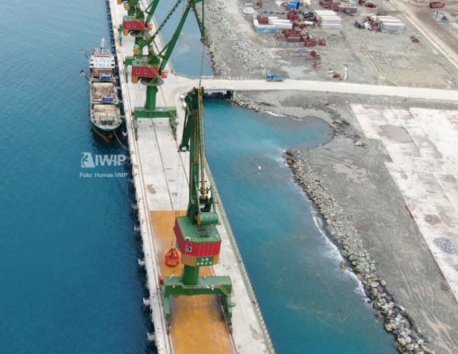 Kawasan pelabuhan IWIP. (Foto: IWIP)