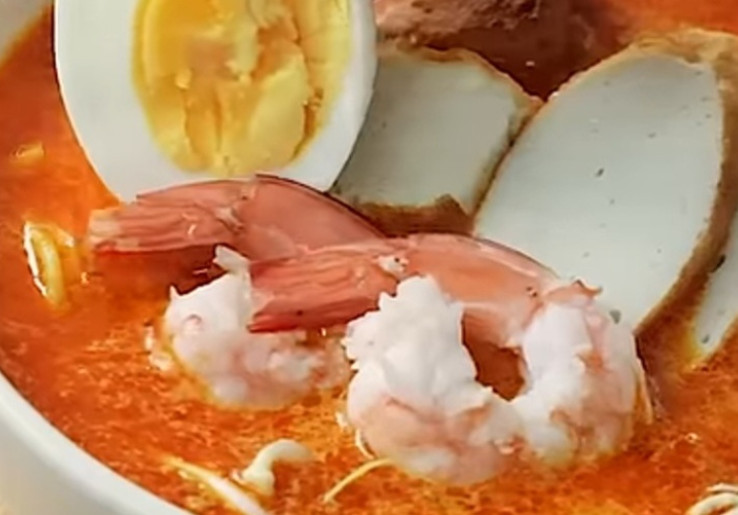 Resep Mie Laksa Singapura, Kuah Medok Kental dengan Kaldu Udang