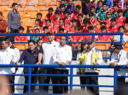 Presiden Bersama Menpora Pantau Langsung Seleksi Timnas U-17