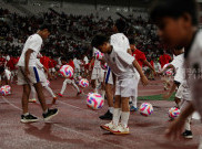 Mengintip Aksi 2.200 Anak Juggling Bola Meriahkan Pembukaan Piala Presiden 2025