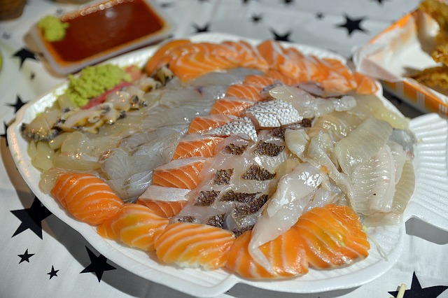ikan mentah sashimi
