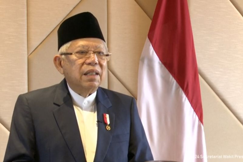 Wakil Presiden, Ma'ruf Amin, tidak akan menyampaikan pilihannya kepada publik