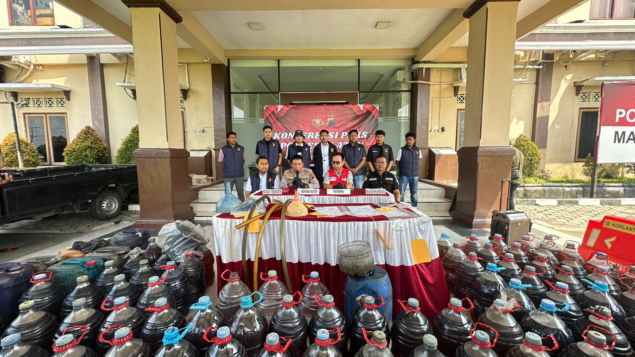 Polres Klaten Bongkar Penimbunan Solar Subsidi 2 Ton, Omzet Capai Rp 200 Juta per Bulan