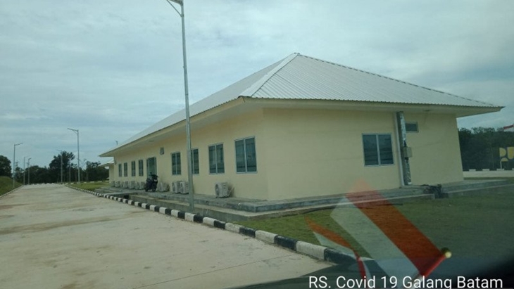 Gedung isolasi RS COVID-19 Pulau Galang, Kepulauan Riau. ANTARA/HO/Waskita