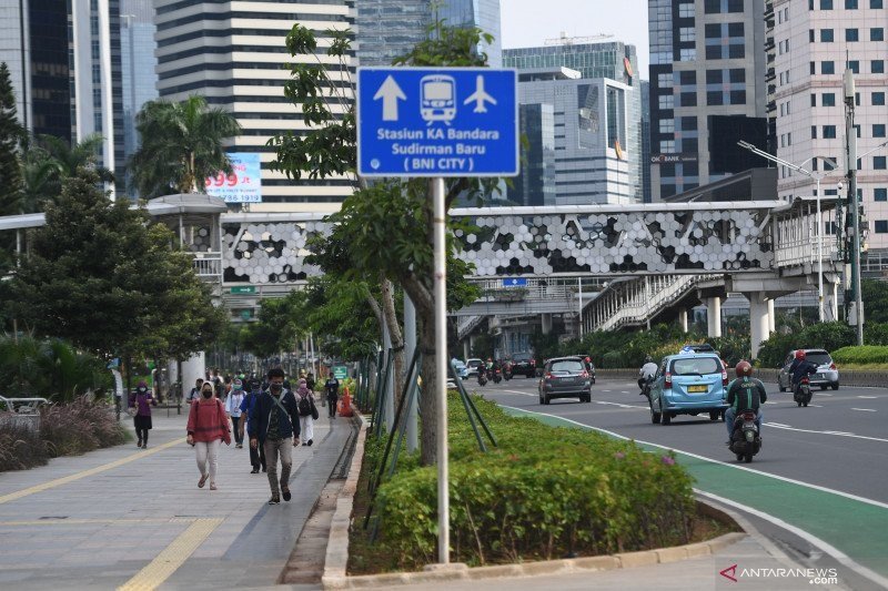 Perkantoran Jakarta. (Foto: Antara)
