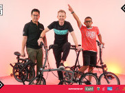 Serunya Three Peaks Challenge, Lomba Balap Sepeda Brompton di Jakarta