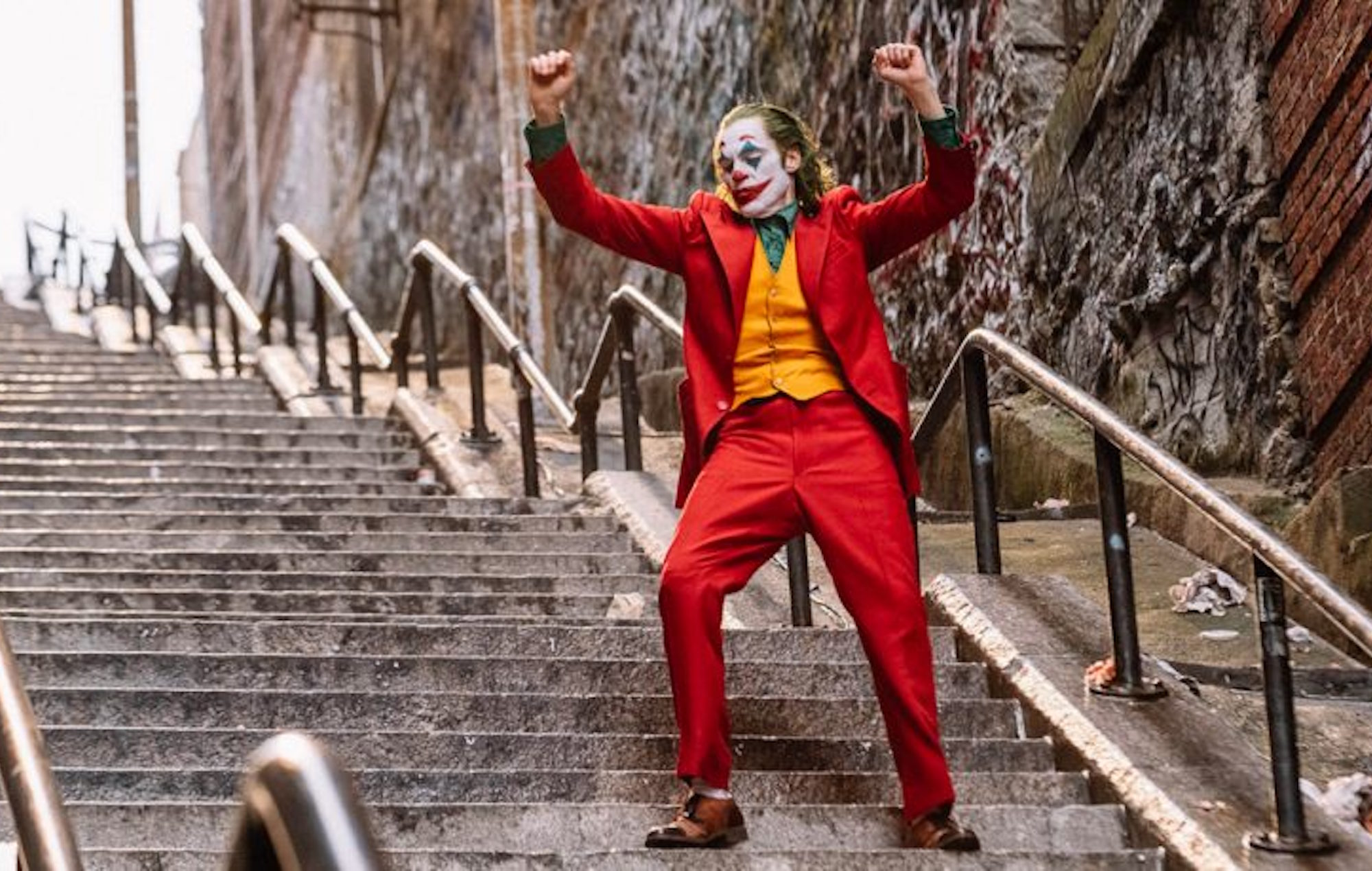 Tangga Joker menjadi tempat wisata di Bronx. (Foto NME)