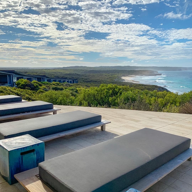 Southern Ocean Lodge terletak di Pulau Kanguru. (Foto: instagram.com/maddyrotravel)
