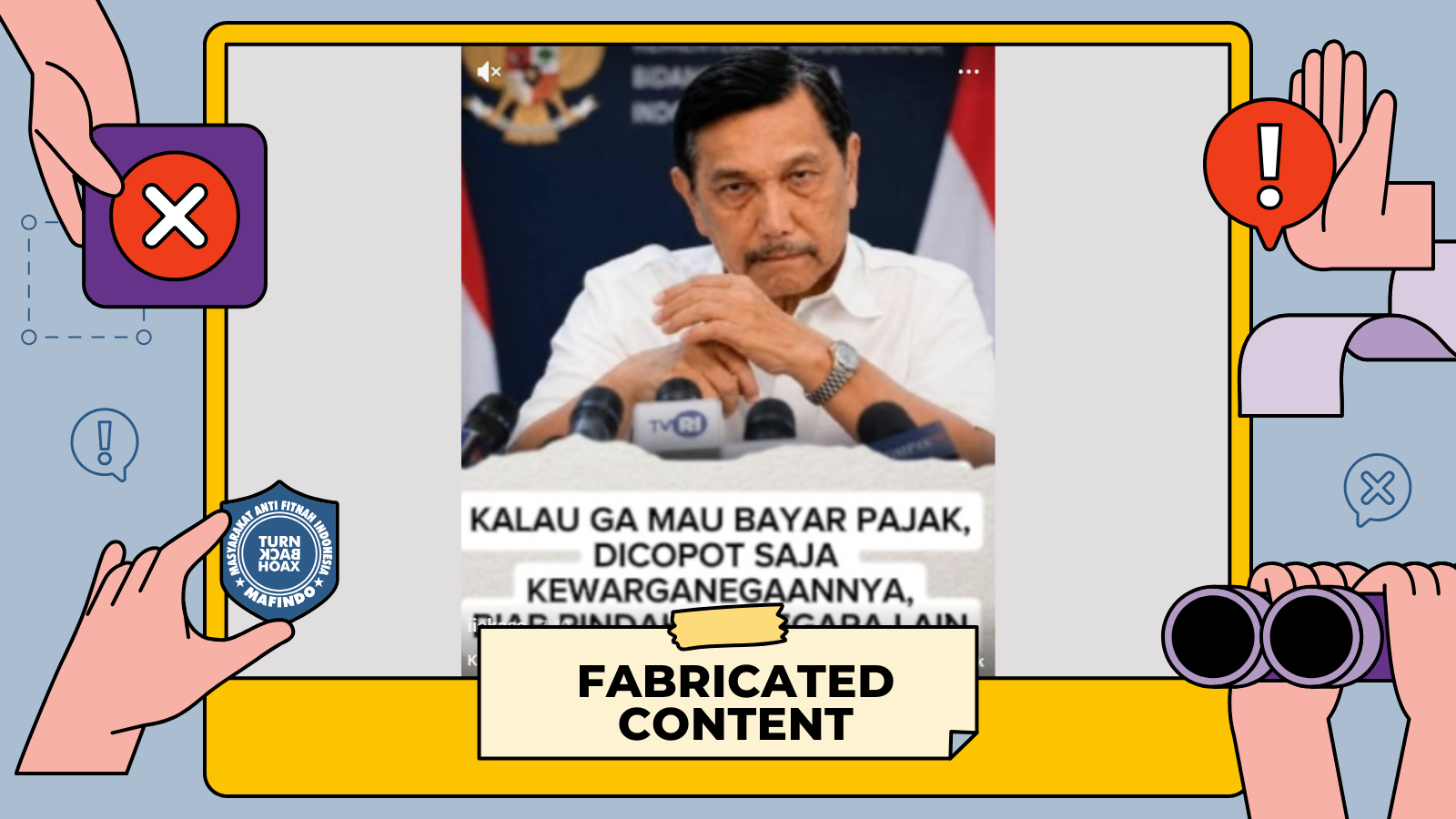 [HOAKS atau FAKTA]: Benarkah WNI yang Tidak Bayar Pajak Bakal Dicabut Status Kewarganegaraannya?