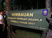 Jangan Pacaran Mesum di Taman 24 Jam, Sanksi Denda Rp 50 Juta Menanti