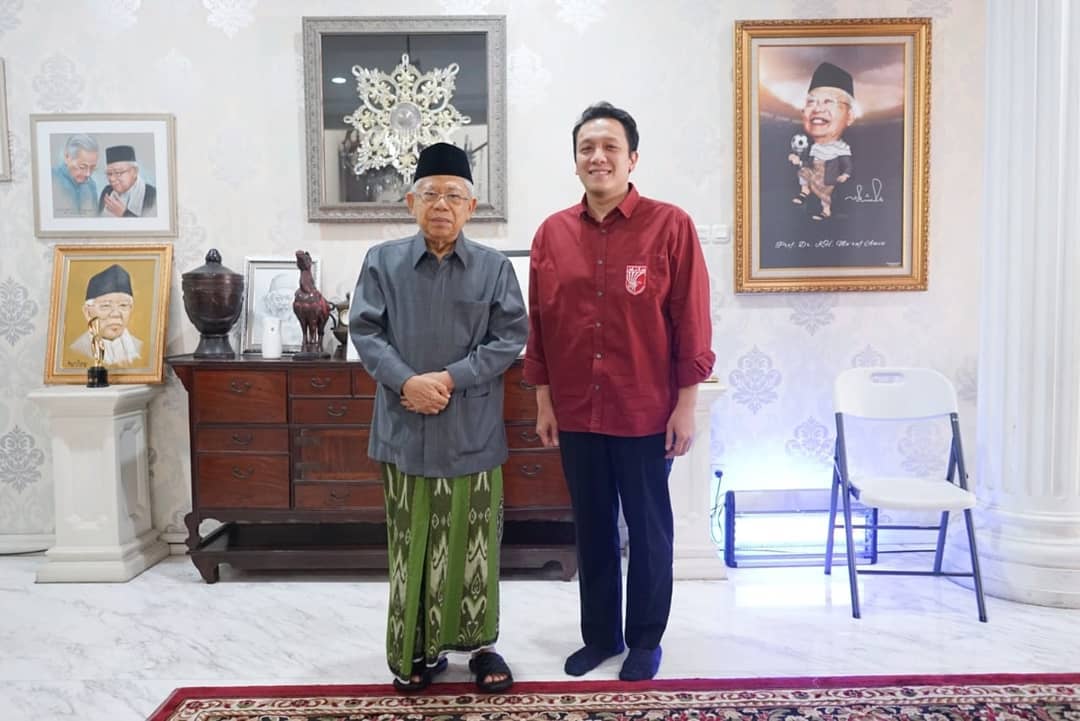 Diaz dan Ma'ruf Amin. Foto: Instagram/diaz.hendropriyono