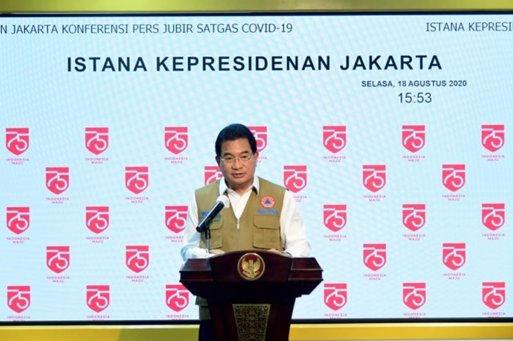 Juru Bicara Satgas Penanganan COVID-19 Wiku Adisasmito (Muchlis Jr - Biro Pers Sekretariat Presiden)